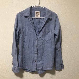 M denim button up